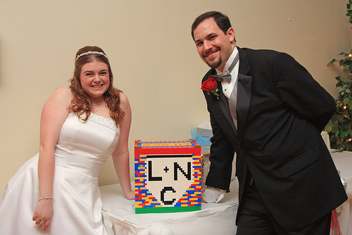 Lauren & Nick’s Lego-filled, “nerdfest hootenanny” wedding