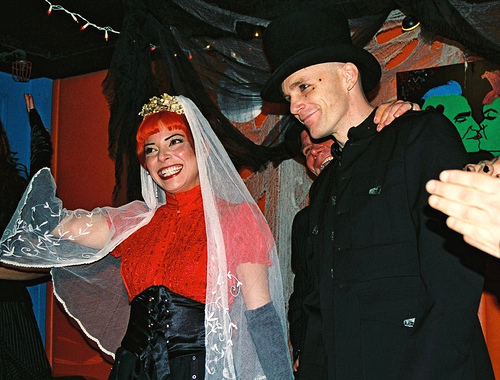 Sonja & Wade’s original, retro, steamPUNK DIY wedding