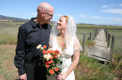 Lasara & Robert’s quiet elopement with the kids