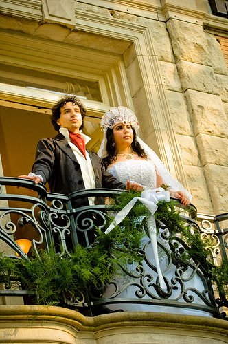 Lilana & Eric’s Doctor Who vegas elopement and victorian wedding