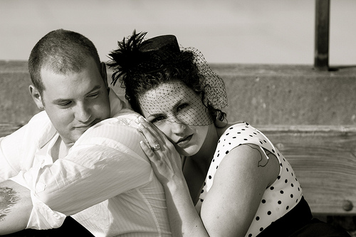 Jill & Andy’s retro chic legal ceremony on Good Friday