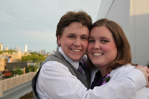 Lindsay & Val’s Broadway-themed, musical wedding