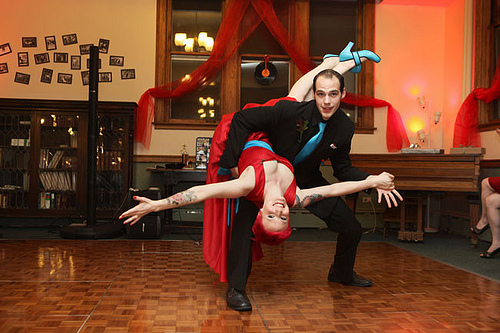 Becca & Adam’s turquoise and red, Rock ‘n Roll wedding!