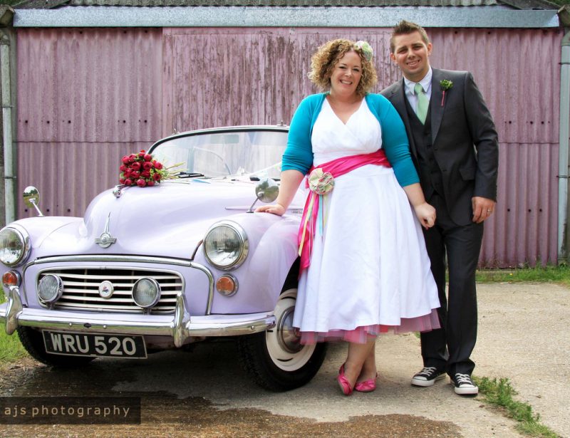 Shelley & Wayne’s handmade colorful 1950s wedding