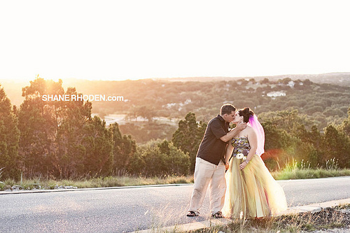 Kimmy & Ramzi’s hill country sunset wedding with bells!