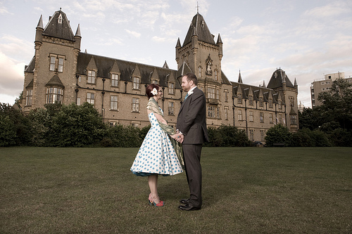 Lara & Steve’s colorful DIY geek-fest wedding