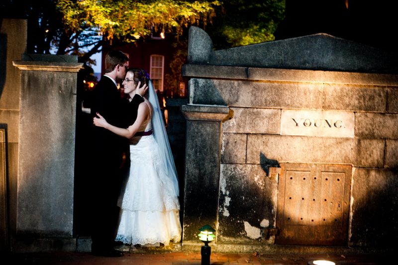 Melinda & Paul’s disability-friendly, southern, sports rivalry wedding