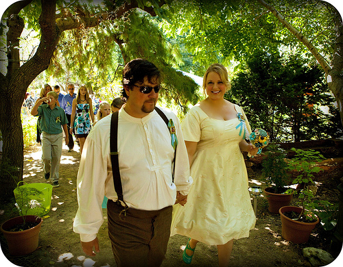 Stacy & Bob’s handmade bluegrass talent show wedding