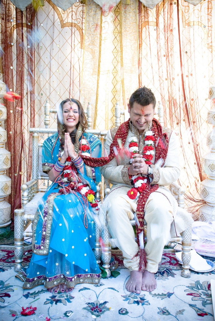 Liz & Suraj’s hilarious Indian-fusion wedding