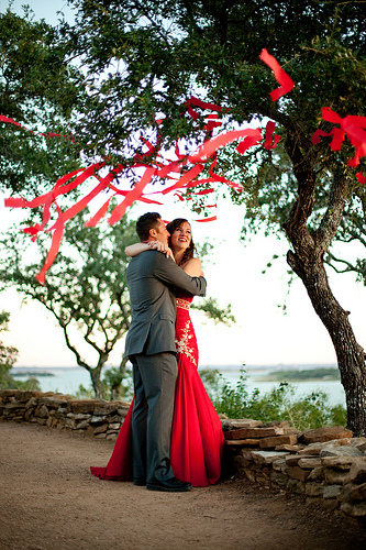 Alanna & Nathan’s Day of the Dead secluded outdoor wedding