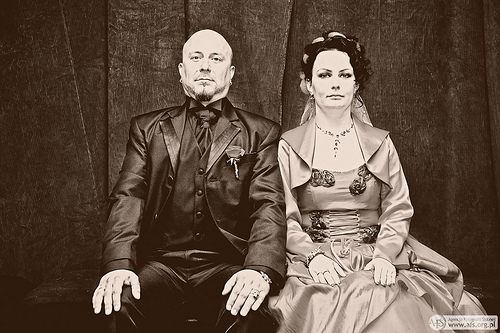 Urszula & Peter’s crazy metal party wedding