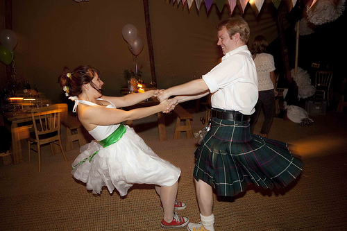 Mia & Martin’s backyard teepee party wedding