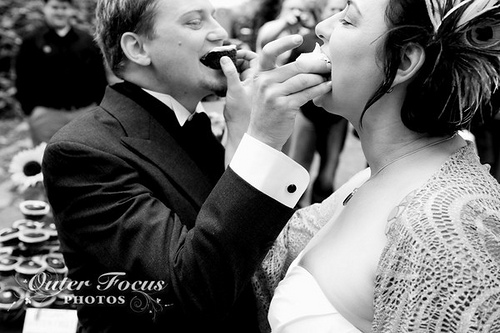 Tara & Mark’s carnival, potluck wedding