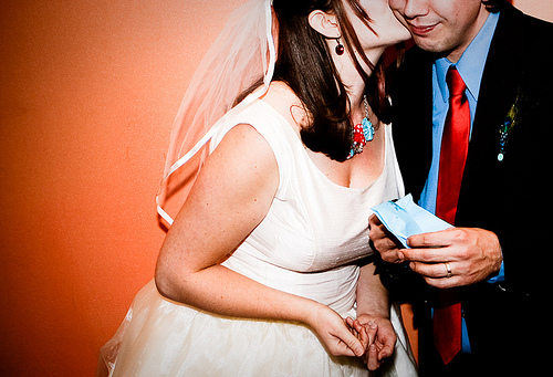 Stephanie & Dave’s vintage theater Beatles wedding