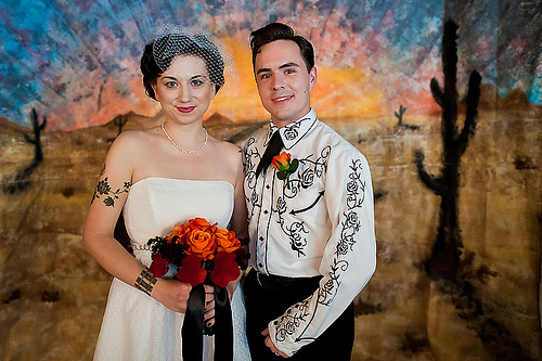 Sarah & Davy’s love in the key of honky-tonk wedding