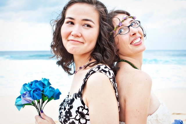 Dina & Desiree’s intercontinental destination queer wedding