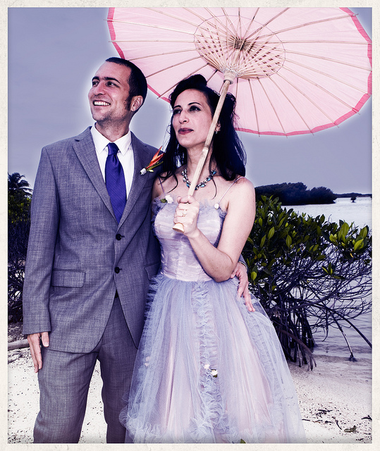 Mirka & Tony’s salty ‘n’ sweet tropical fiesta wedding