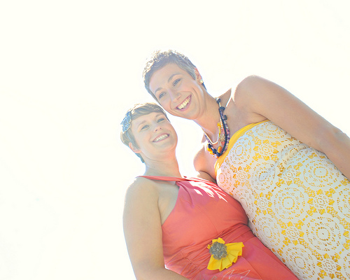 Crystal & Mika’s rooftop dance-fest DIY wedding