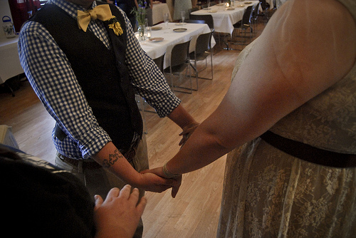 Gus & Joey’s super budget vegan queer love-fest wedding