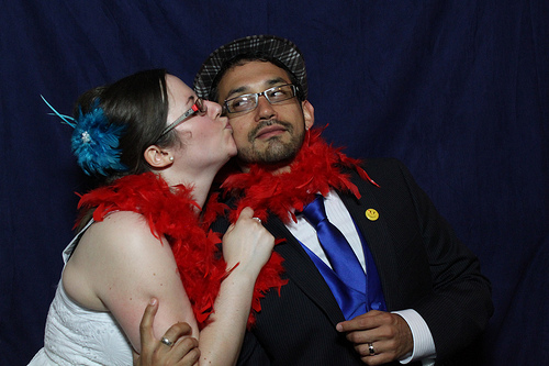Joanna & Julian’s book-themed bilingual pub wedding