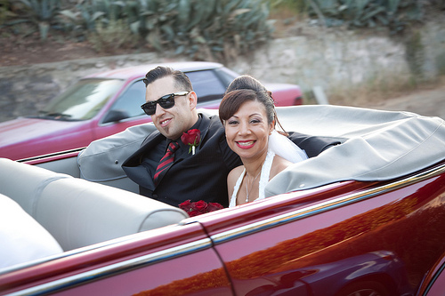 Vanessa & Mando’s rose that took 13 years to bloom wedding