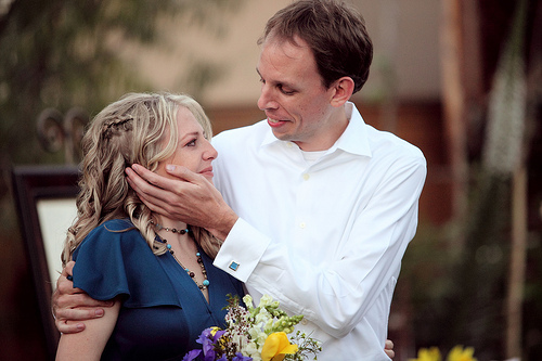 Jenna & Trevor’s vegan tree-hugging wedding