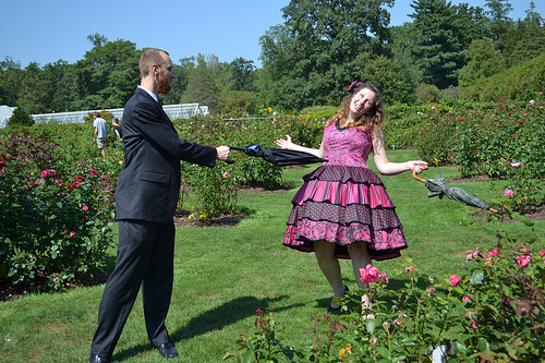 Madeleine & Anton’s two-day pink and black wedding