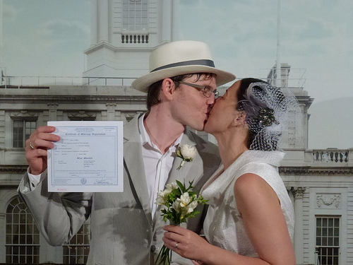 Magdalena & Jared’s Brooklyn brunch-and-bar wedding