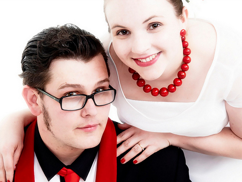 Hayley & Stephen’s 1950s polka dot wedding