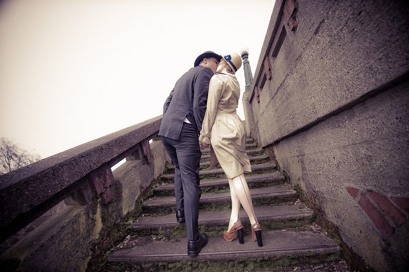 Alix & Nick’s WWII era 1940s elopement