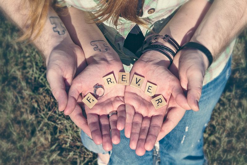 SPELL IT OUT: Scrabble wedding ideas