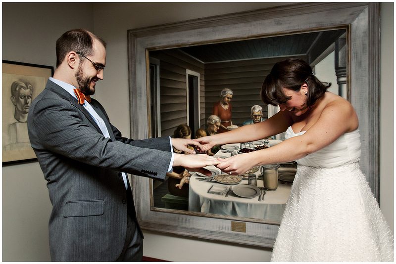I let my fiancé see my dress before the wedding, and I lived to tell the tale