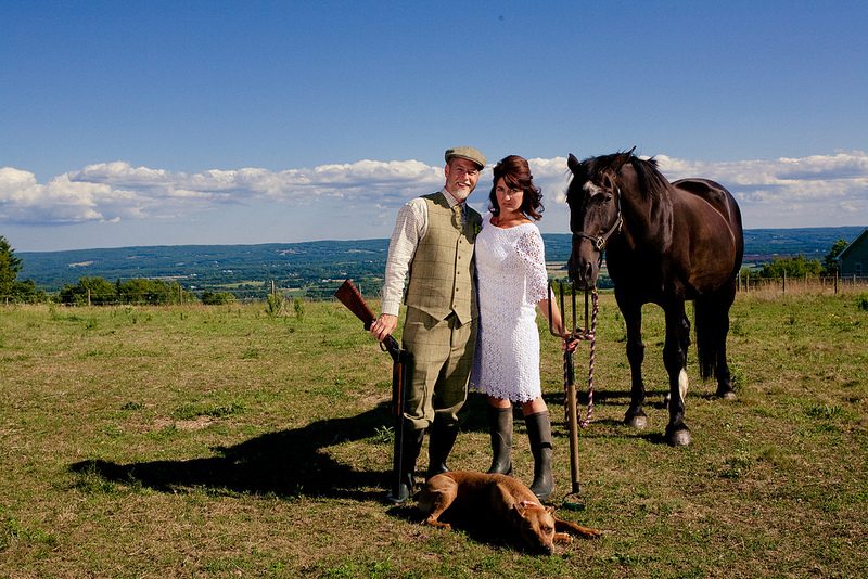 Julie & Paul’s farm fresh and sassy wedding