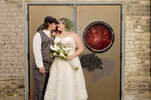 Natasha & Jordan’s Roaring Twenties theater wedding