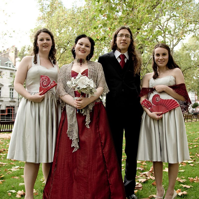 Anna & Russell’s scientific gothic humanist wedding