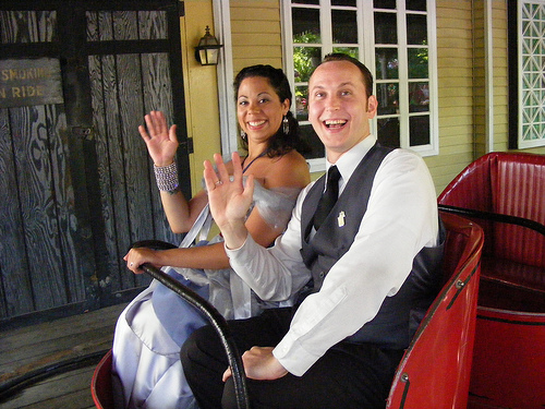 Devon & Joe’s amusement park picnic wedding
