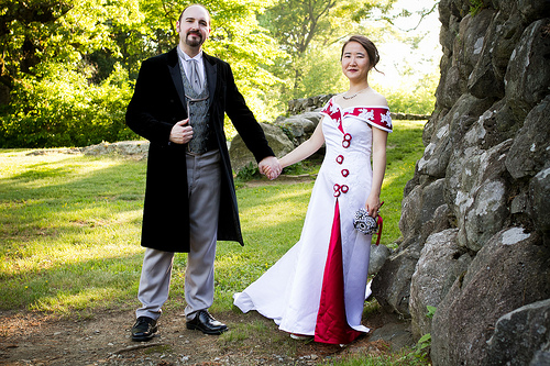 Clara & Justin’s massive mix of geekery and love wedding