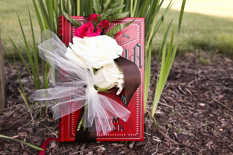 Book + Bouquet = a wedding BOOKquet