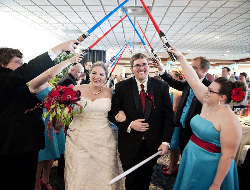 Amanda & Jason’s classy galactic Star Wars extravaganza