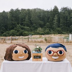Even wildfires couldn't ruin this redwoods wedding (with the best "cake cutting" EVER!)