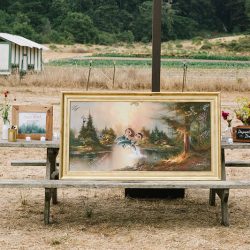 Even wildfires couldn't ruin this redwoods wedding (with the best "cake cutting" EVER!)