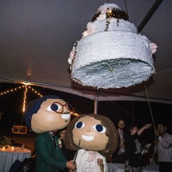 Even wildfires couldn't ruin this redwoods wedding (with the best "cake cutting" EVER!)