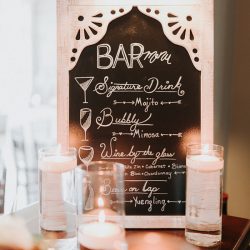 Pine cones, flowery hair, and forest chic combine at this rustic chic wedding