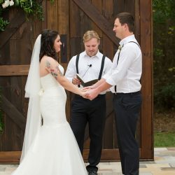 Perez Dabney AndiDiamondPhotography DabneyWED513 low - Have a "first donut" at this stunning rustic barn wedding Have a "first donut" at this stunning rustic wedding