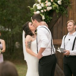 Perez Dabney AndiDiamondPhotography DabneyWED562 low - Have a "first donut" at this stunning rustic barn wedding Have a "first donut" at this stunning rustic wedding