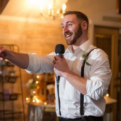 Perez Dabney AndiDiamondPhotography DabneyWED861 low - Have a "first donut" at this stunning rustic barn wedding Have a "first donut" at this stunning barn wedding