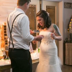 Perez Dabney AndiDiamondPhotography DabneyWED925 low - Have a "first donut" at this stunning rustic barn wedding Have a "first donut" at this stunning barn wedding