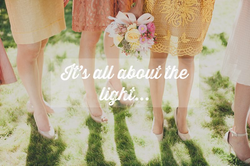 How to think like a photographer on your wedding day