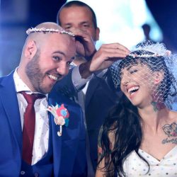 We're mad as hatters for this Alice in Wonderland-themed wedding in Greece
