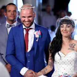 We're mad as hatters for this Alice in Wonderland-themed wedding in Greece